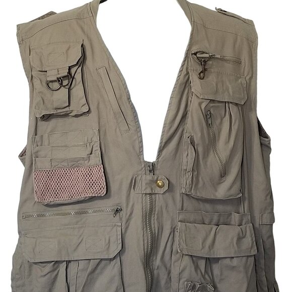 Camp Co. XL Concealed Tactical Safari Explorer Fishing Hunting Camping Vest - Picture 2 of 15